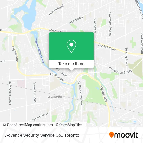 Advance Security Service Co. map