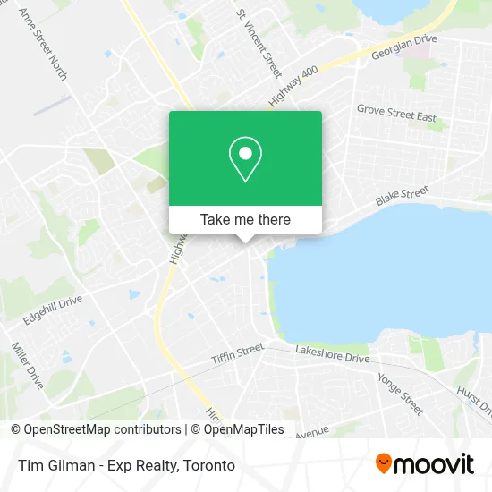 Tim Gilman - Exp Realty map
