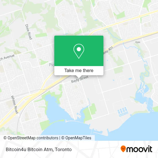 Bitcoin4u Bitcoin Atm map