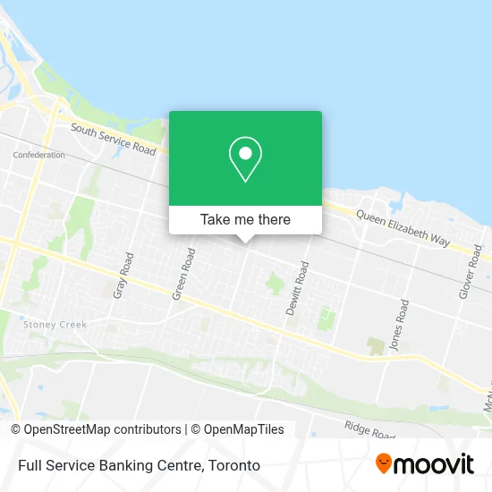 Full Service Banking Centre map