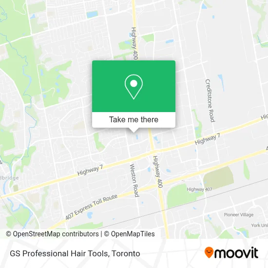 GS Professional Hair Tools map