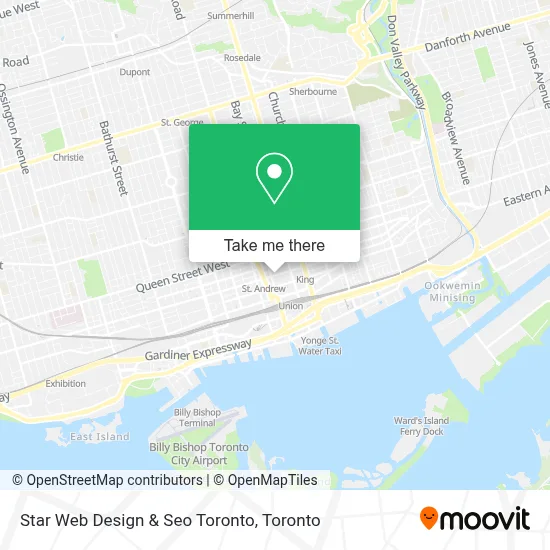 Star Web Design & Seo Toronto map