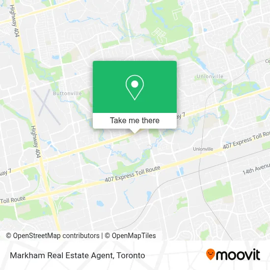 Markham Real Estate Agent map