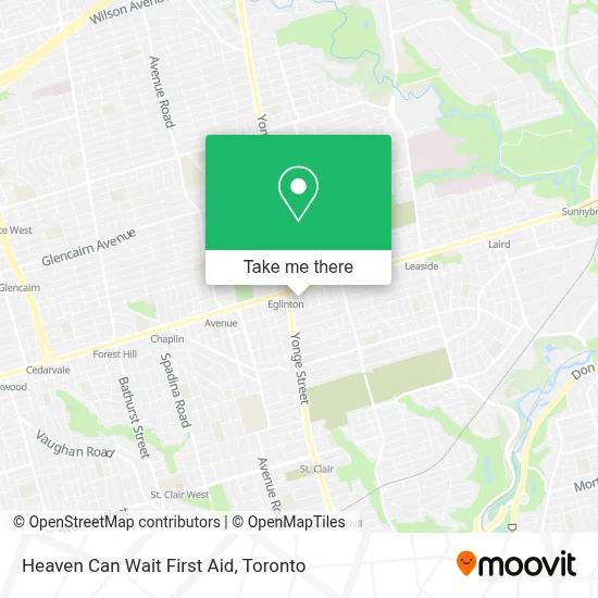 Heaven Can Wait First Aid map