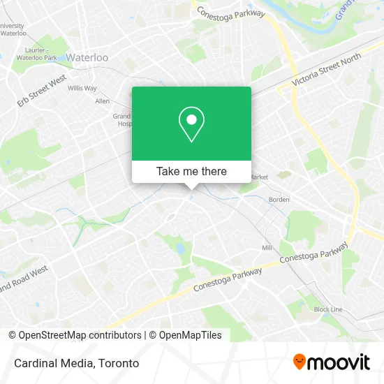Cardinal Media map