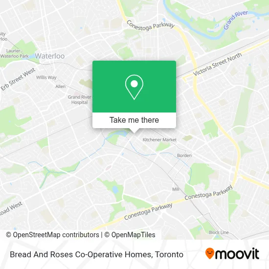 Bread And Roses Co-Operative Homes map