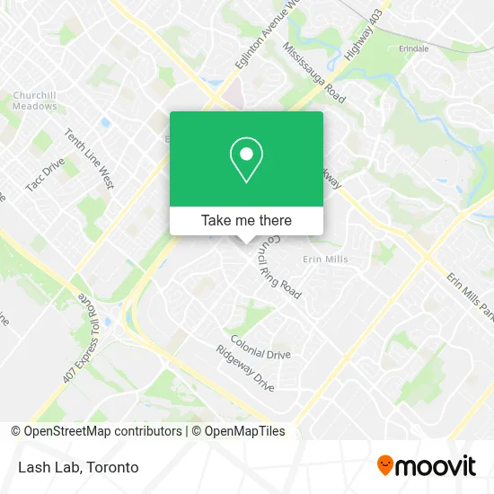 Lash Lab map