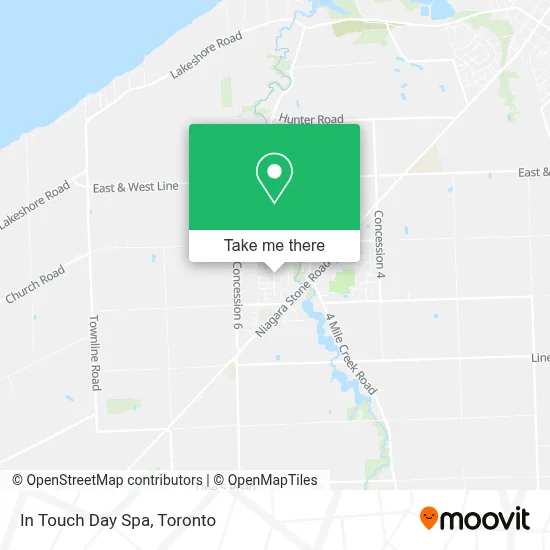In Touch Day Spa map