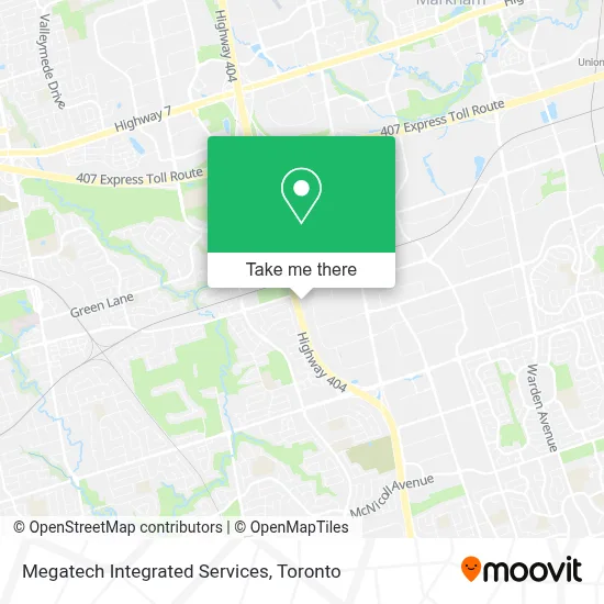 Megatech Integrated Services map