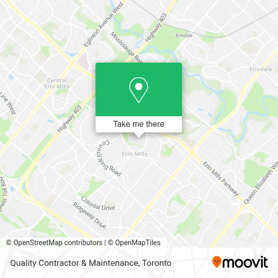 Quality Contractor & Maintenance map