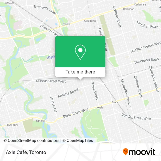 Axis Cafe map