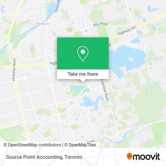 Source Point Accounting map