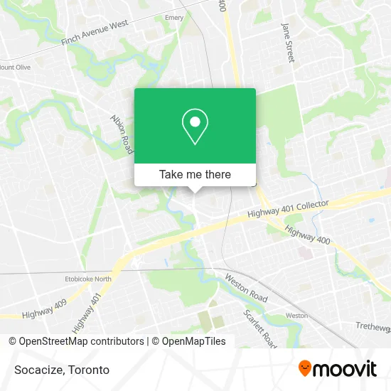 Socacize map