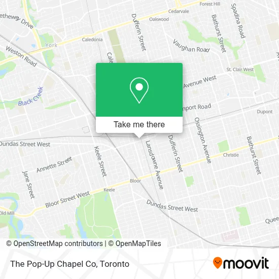 The Pop-Up Chapel Co map