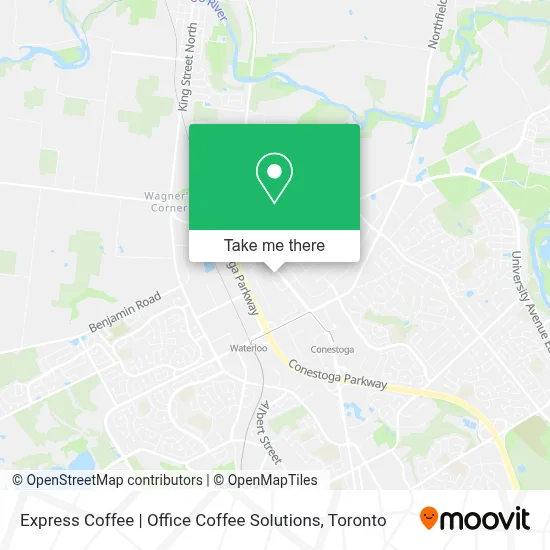 Express Coffee | Office Coffee Solutions map