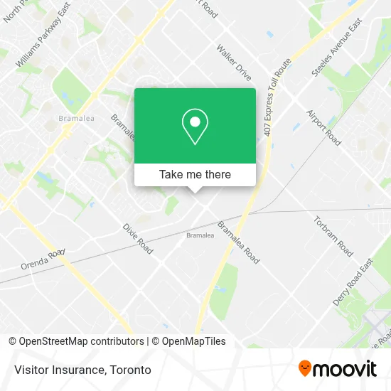 Visitor Insurance map