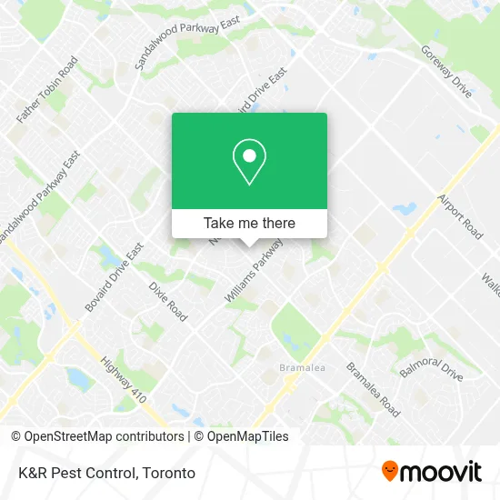 K&R Pest Control map