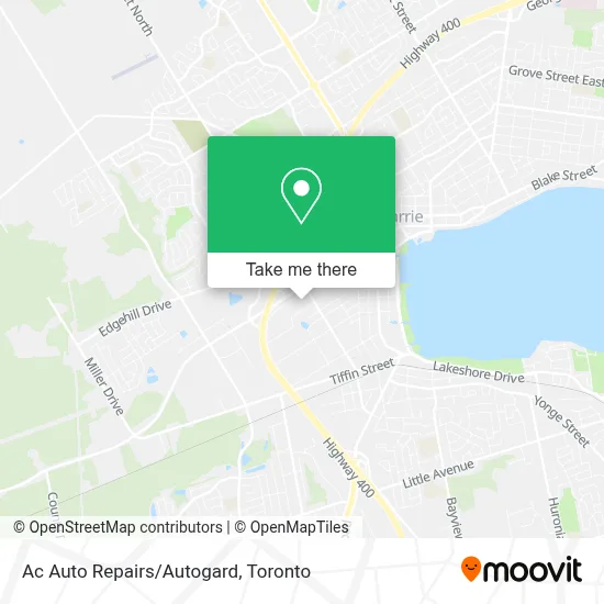 Ac Auto Repairs/Autogard map