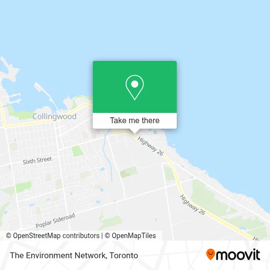 The Environment Network map