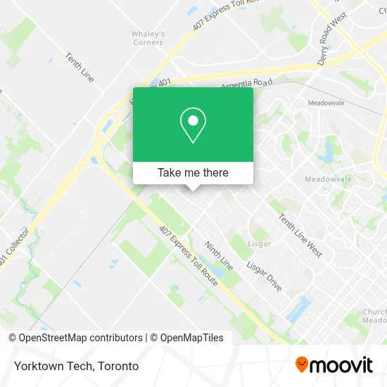 Yorktown Tech map