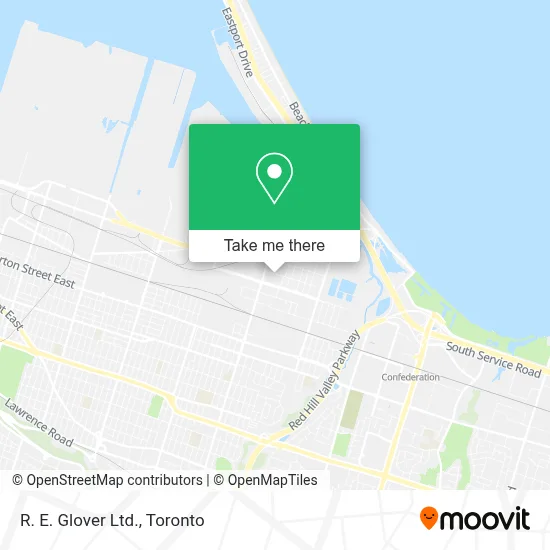 R. E. Glover Ltd. map