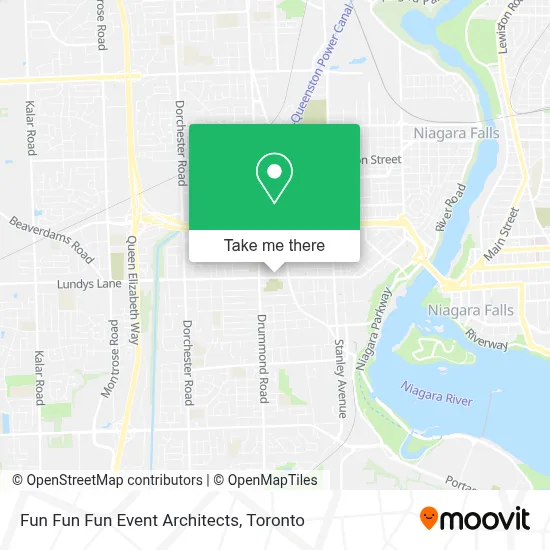 Fun Fun Fun Event Architects map