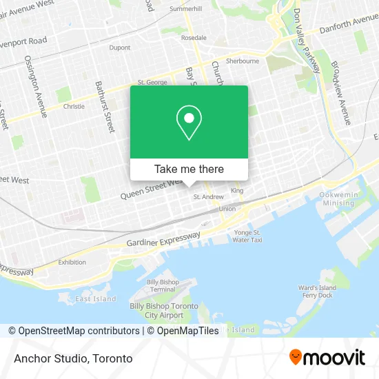 Anchor Studio map