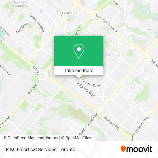 R.M. Elecrtical Services map