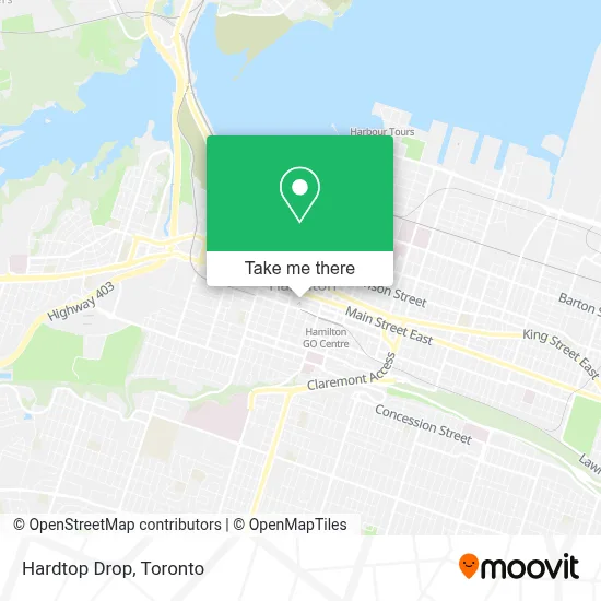 Hardtop Drop map