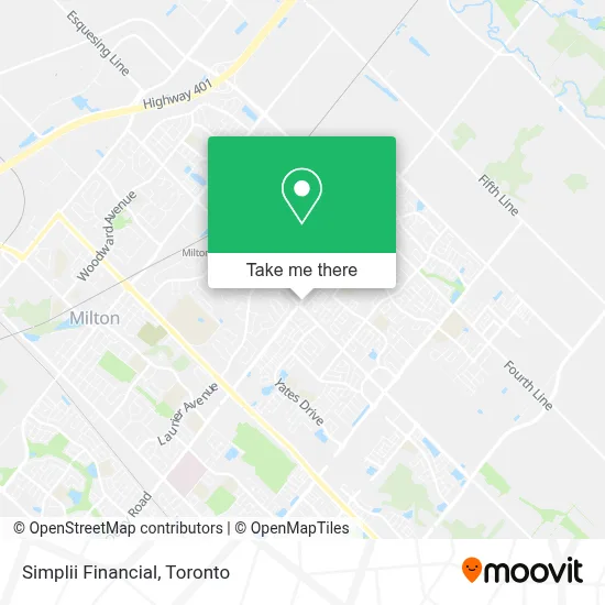Simplii Financial map