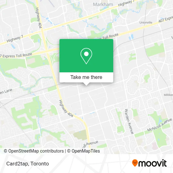 Card2tap map