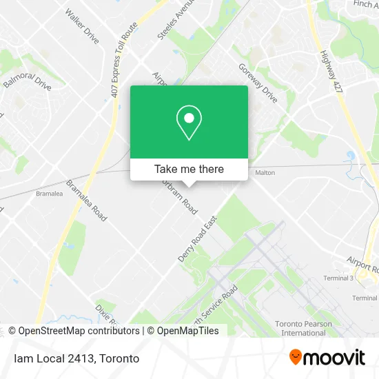 Iam Local 2413 map