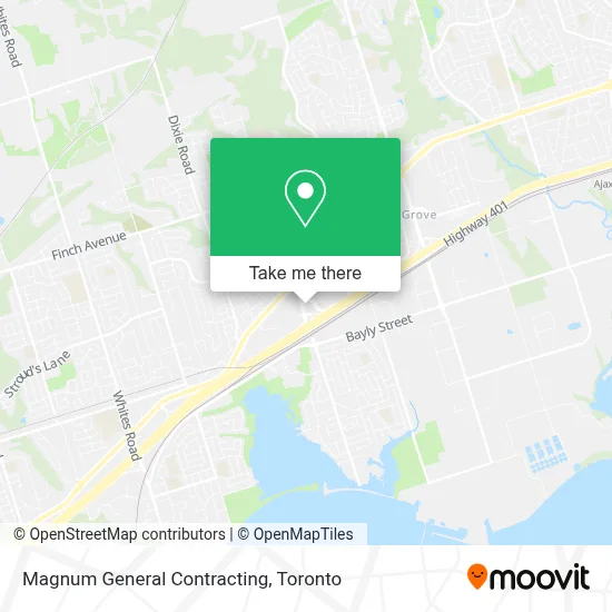 Magnum General Contracting map