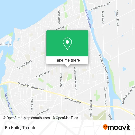 Bb Nails map