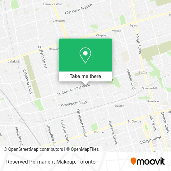 Reserved Permanent Makeup map