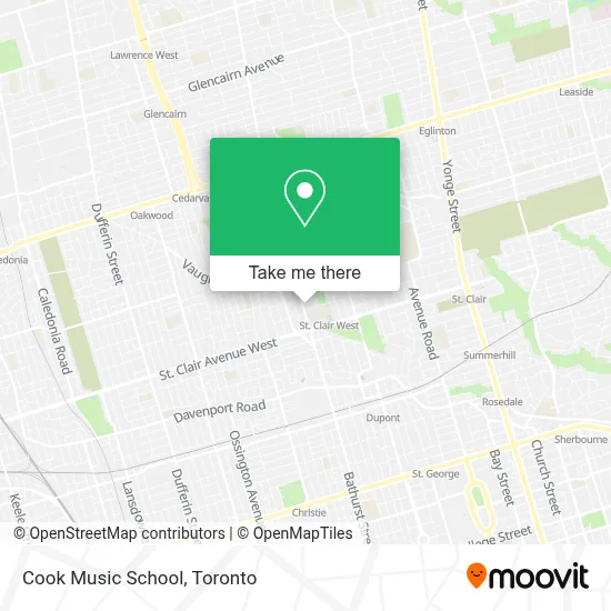 Cook Music School map
