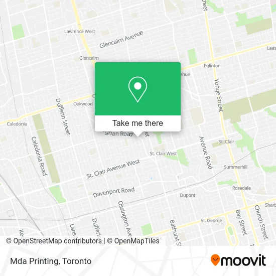 Mda Printing map