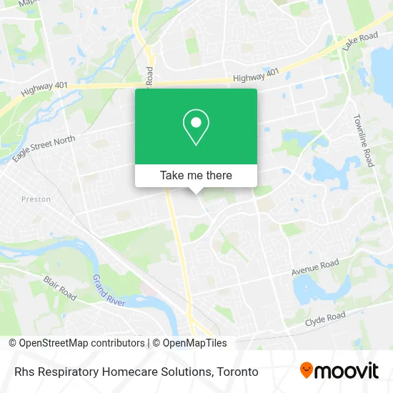 Rhs Respiratory Homecare Solutions map