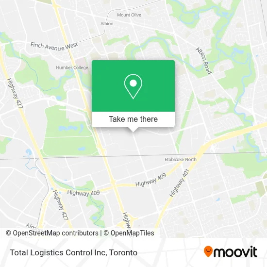 Total Logistics Control Inc map