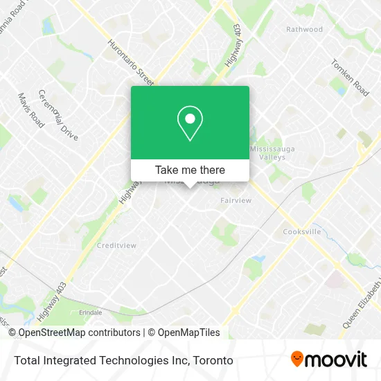 Total Integrated Technologies Inc map