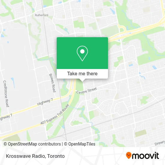 Krosswave Radio map