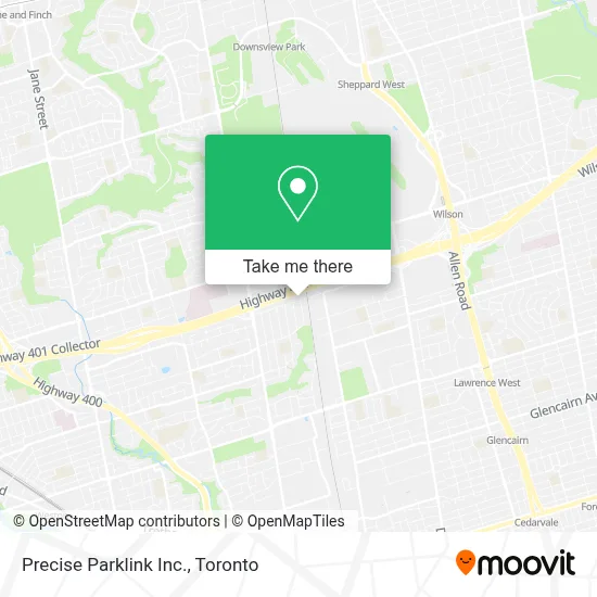 Precise Parklink Inc. map