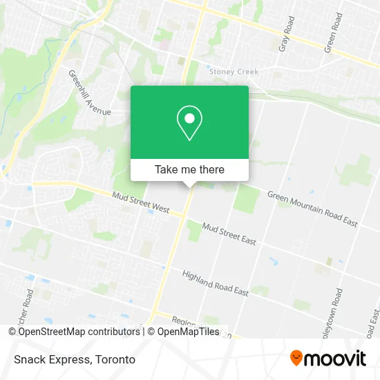 Snack Express map