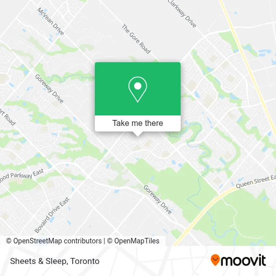 Sheets & Sleep map