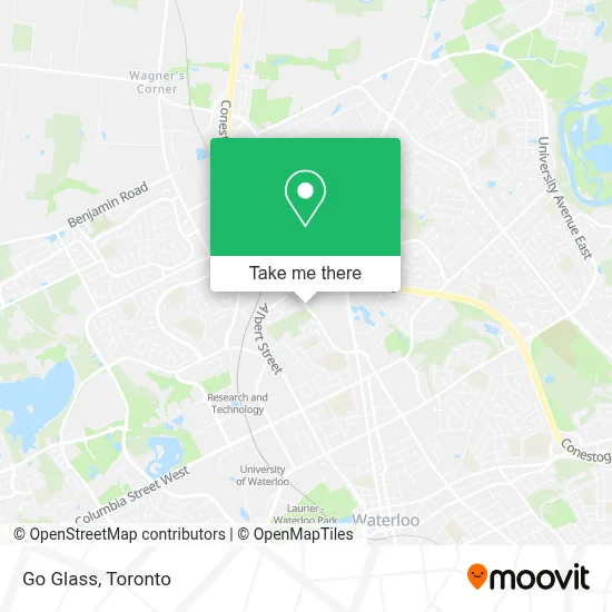 Go Glass map