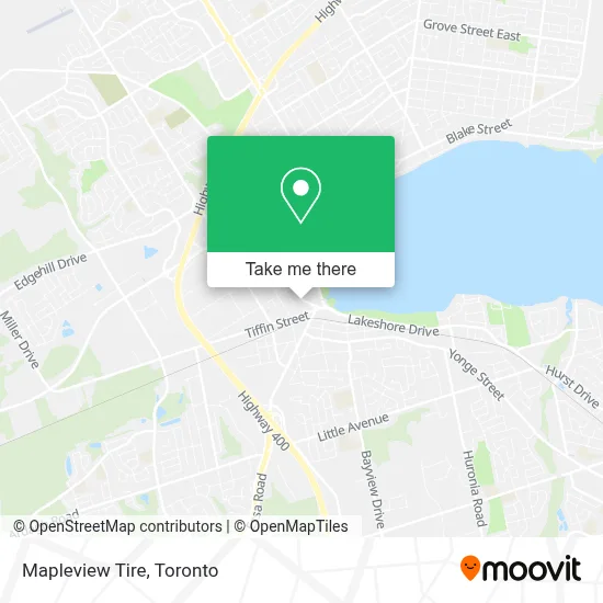 Mapleview Tire map