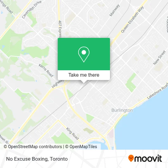 No Excuse Boxing map