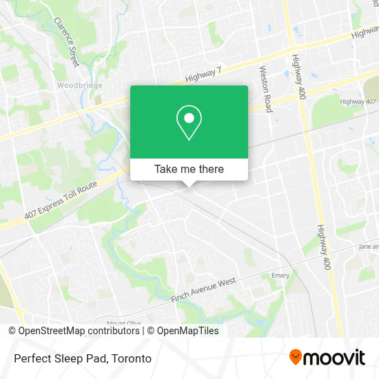 Perfect Sleep Pad map