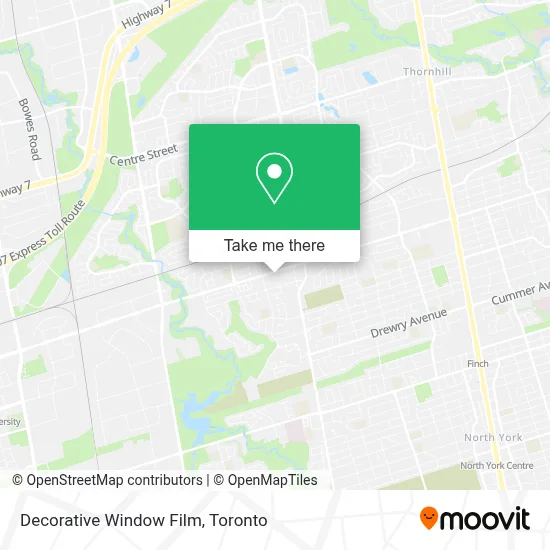 Decorative Window Film map