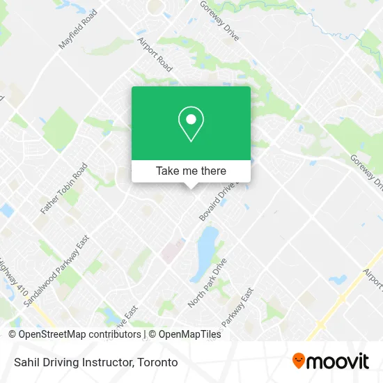 Sahil Driving Instructor map